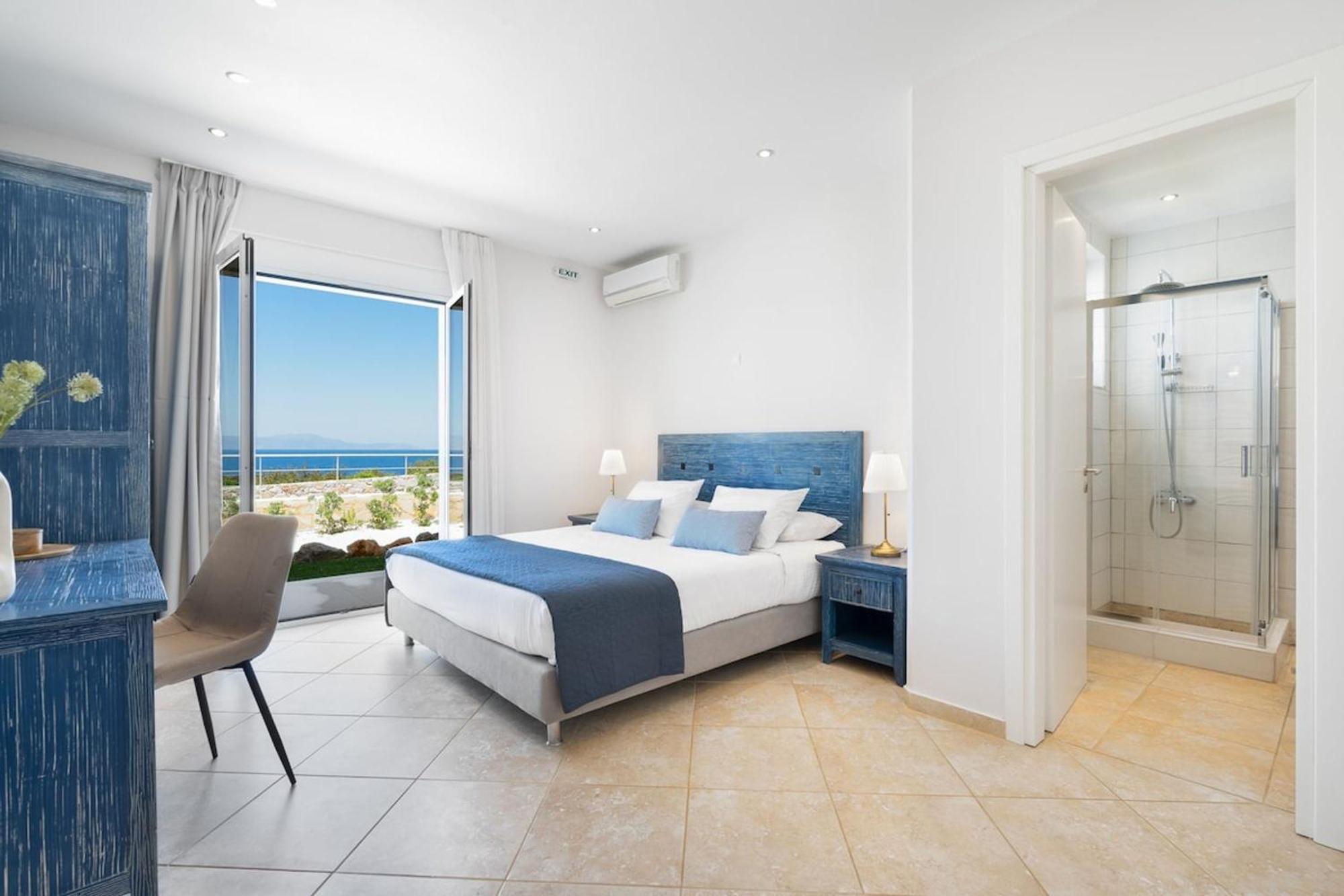 Villa Hemera Ocean View Private Heated Pool Chorafakia Ngoại thất bức ảnh