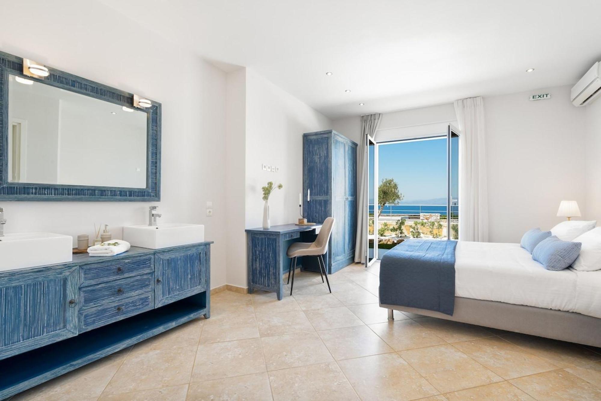 Villa Hemera Ocean View Private Heated Pool Chorafakia Ngoại thất bức ảnh