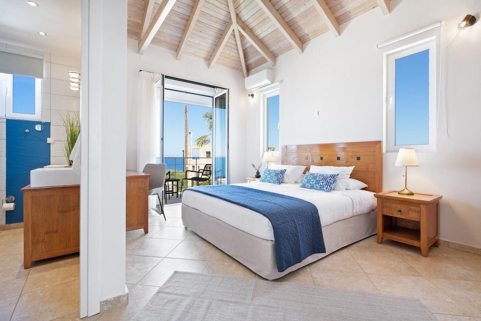 Villa Hemera Ocean View Private Heated Pool Chorafakia Ngoại thất bức ảnh